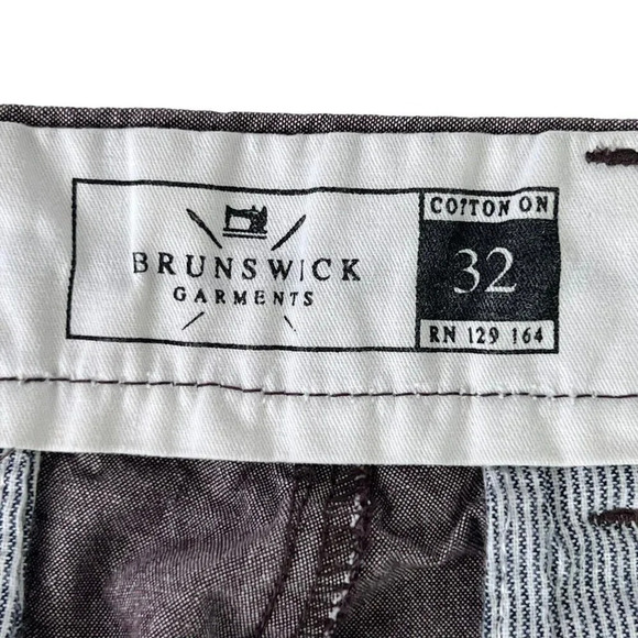 Brunswick Garments by Cotton On Men's Shorts Size 32 9.5" Inseam Flat Front - Picture 3 of 6